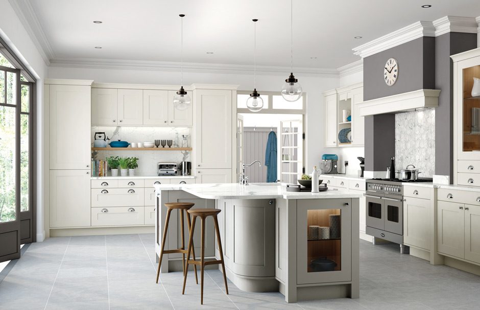 Porcelain painted kitchen